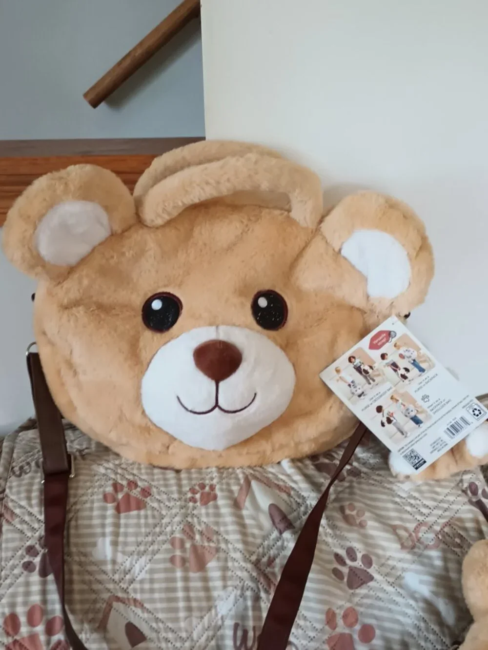 NEW Member's Mark 4-in-1 Plush Pet Bag Bear